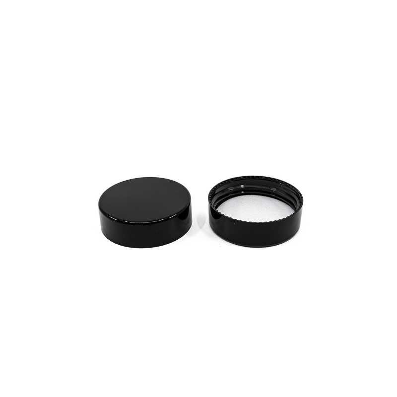 Tapa de plástico, negra, 42 mm