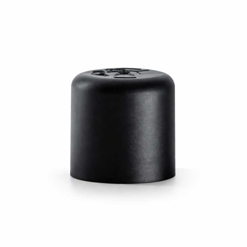 Tapón de seguridad inviolable, negro, 18/410
