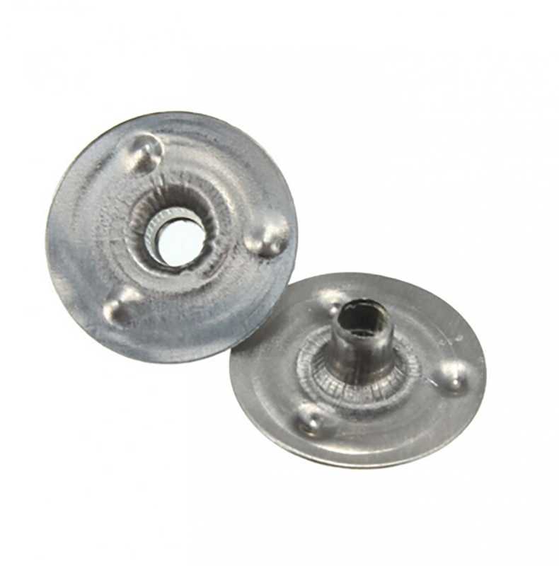 Soporte metálico para mecha de vela, 1,5 cm, 1000 ud