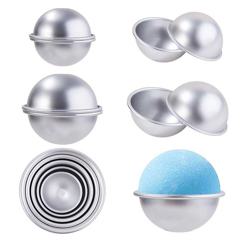Molde para bomba de baño, acero inoxidable, set 10 uds