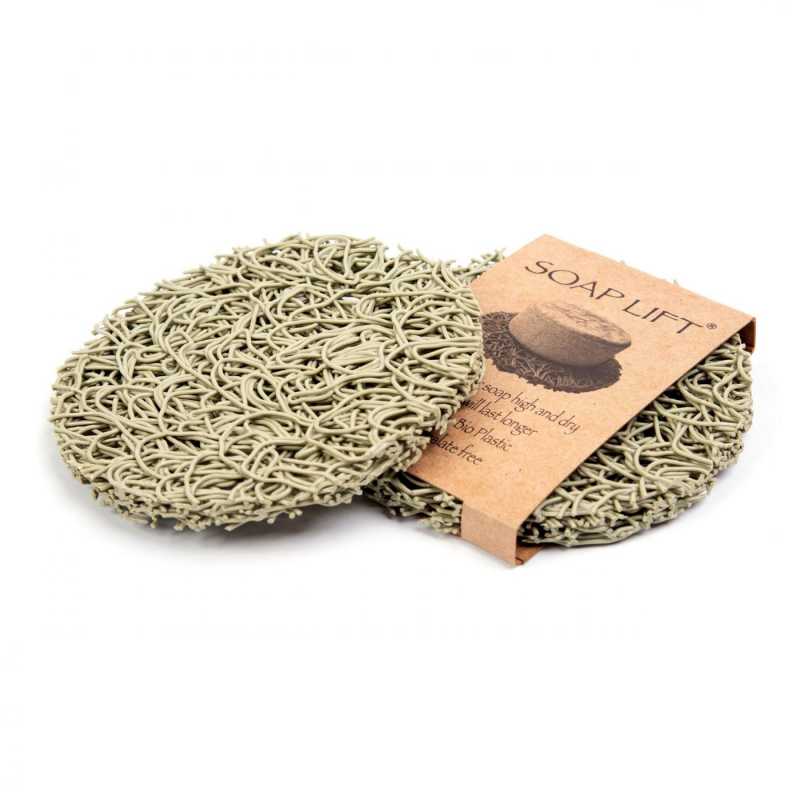 Jabón sólido, base Soap Lift, redonda, verde