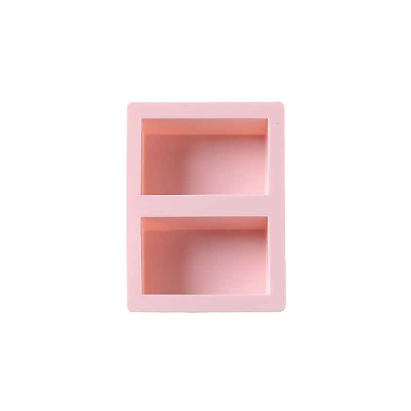 Molde de silicona para jabón, 2 cavidades