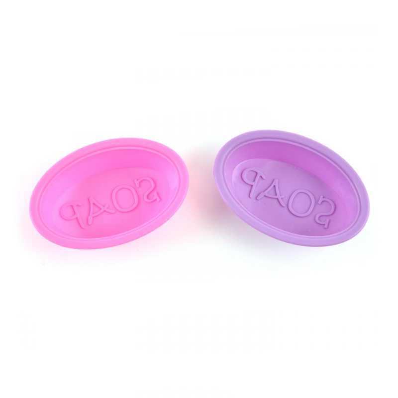 Molde de silicona para jabón, ovalado, SOAP