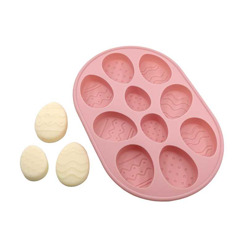 Molde de silicona para jabón, huevos de Pascua