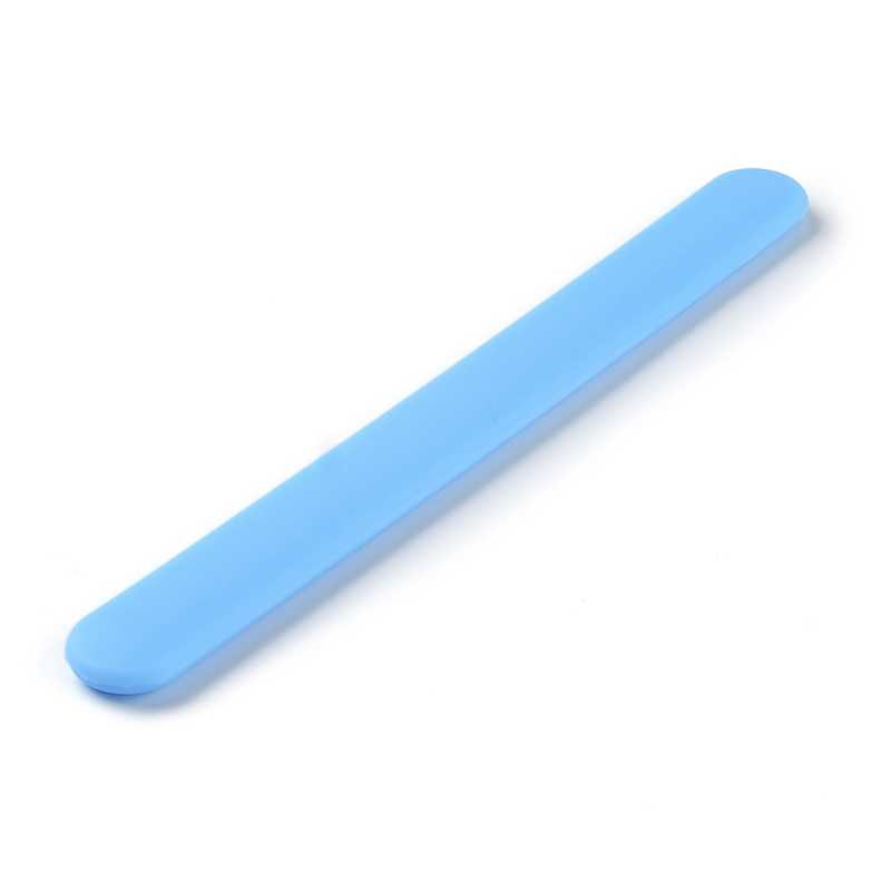 Varilla de silicona para mezclar, azul, 16 cm