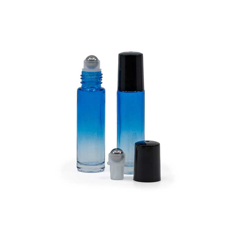 Roll-on de vidrio, azul, 10 ml
