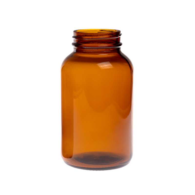 Botella de vidrio ámbar, 250 ml