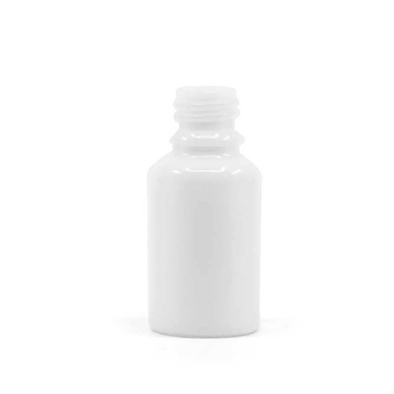 Frasco de vidrio, blanco, 15 ml