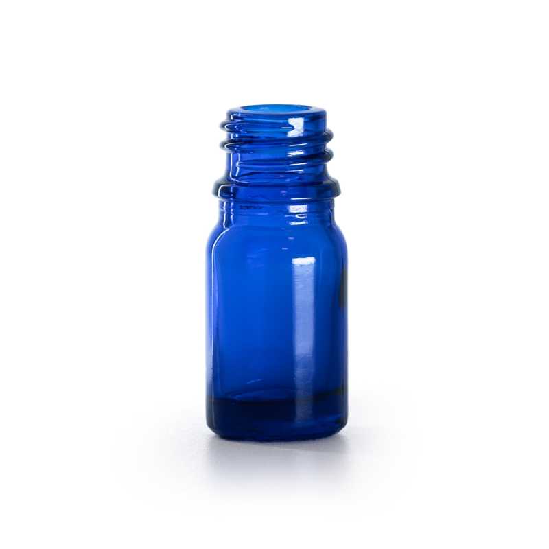 Frasco de vidrio azul, 5 ml