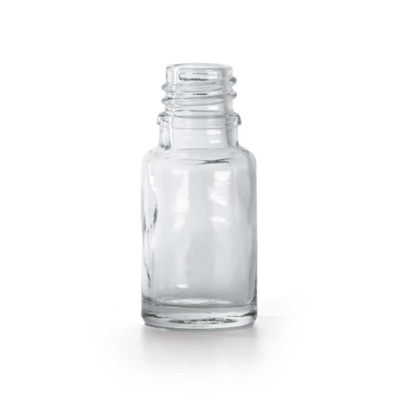 Frasco de vidrio transparente, 10 ml, 160 uds