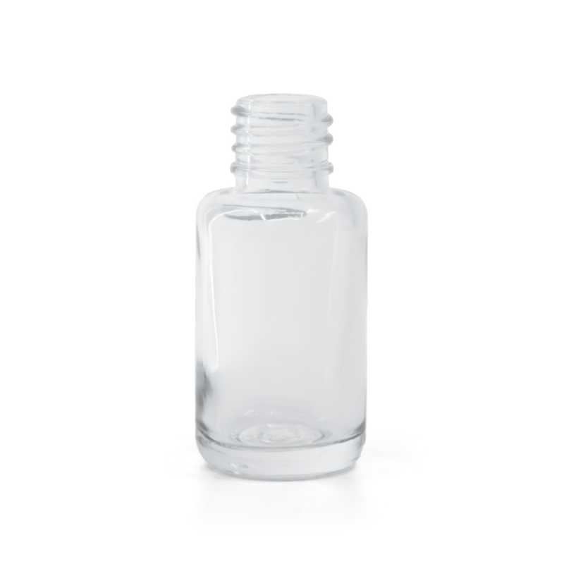 Frasco de vidrio, transparente, redondo, 12 ml