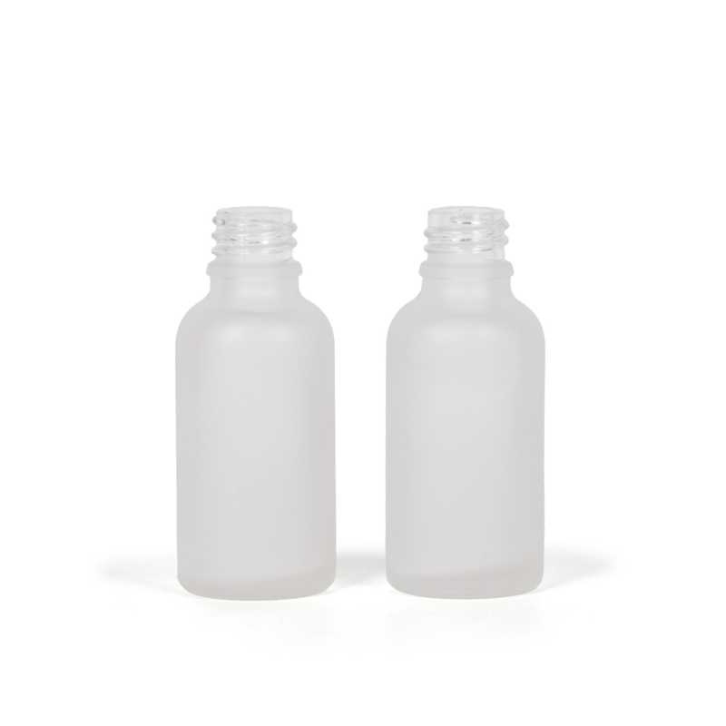 Frasco de vidrio esmerilado transparente, 18 mm, 30 ml, paquete de 264 unidades
