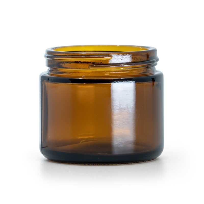 Tarro de vidrio, ámbar, 50 ml