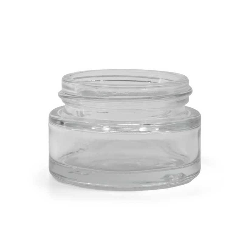 Tarro, vidrio, transparente, 15 ml