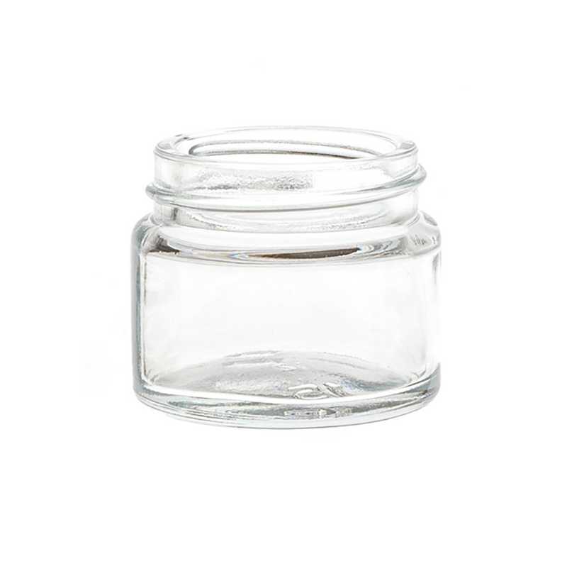 Tarro cosmético, vidrio, transparente, 30 ml
