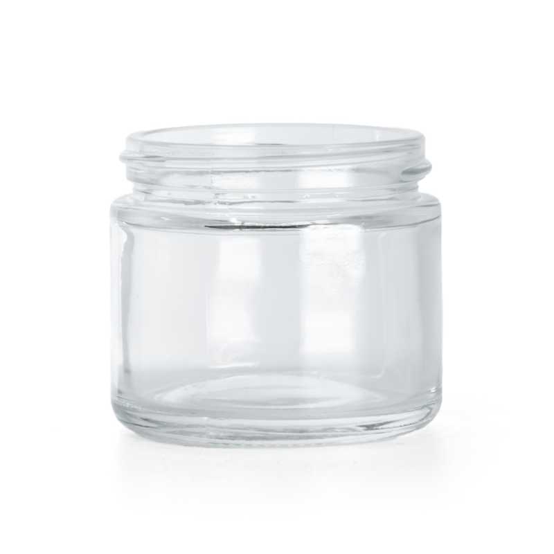 Tarro de vidrio, transparente, 50 ml