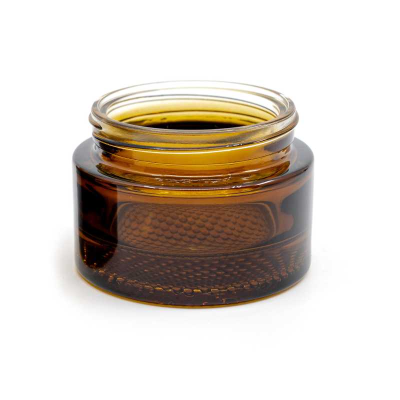 Tarro de vidrio, ámbar, 50 ml