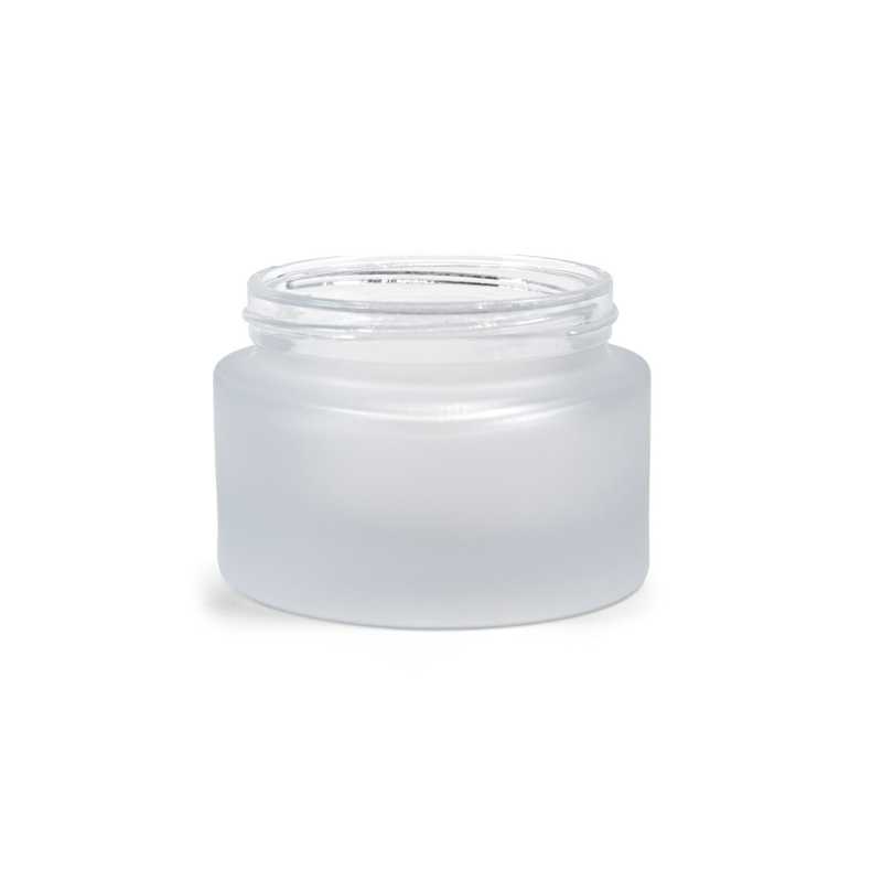 Tarro de vidrio, esmerilado, 25 ml