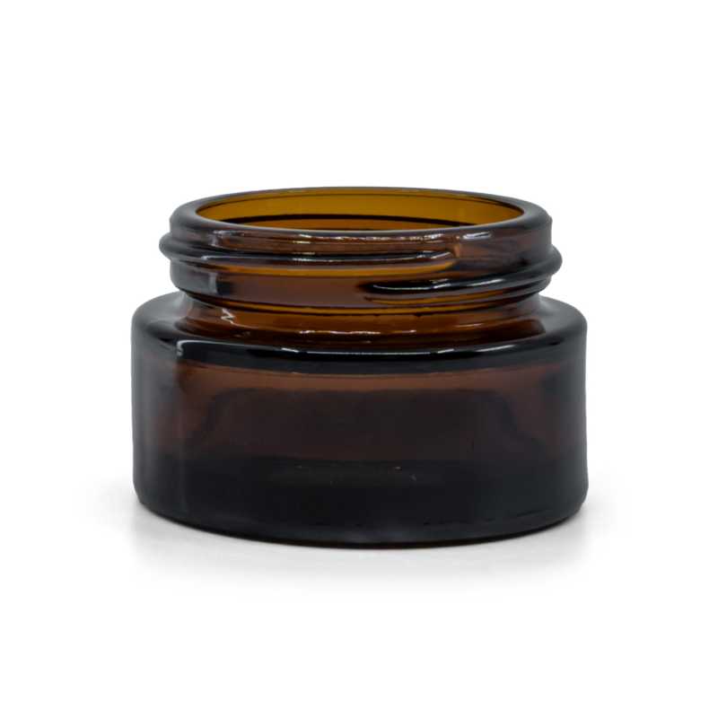 Tarro de vidrio, ámbar, 15 ml