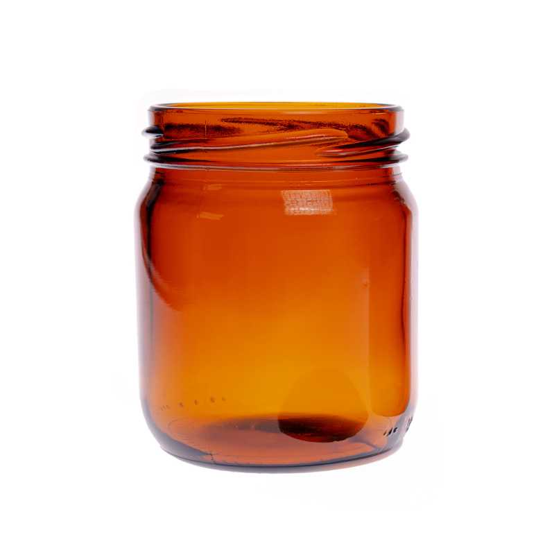 Tarro de vidrio ámbar, 160 ml