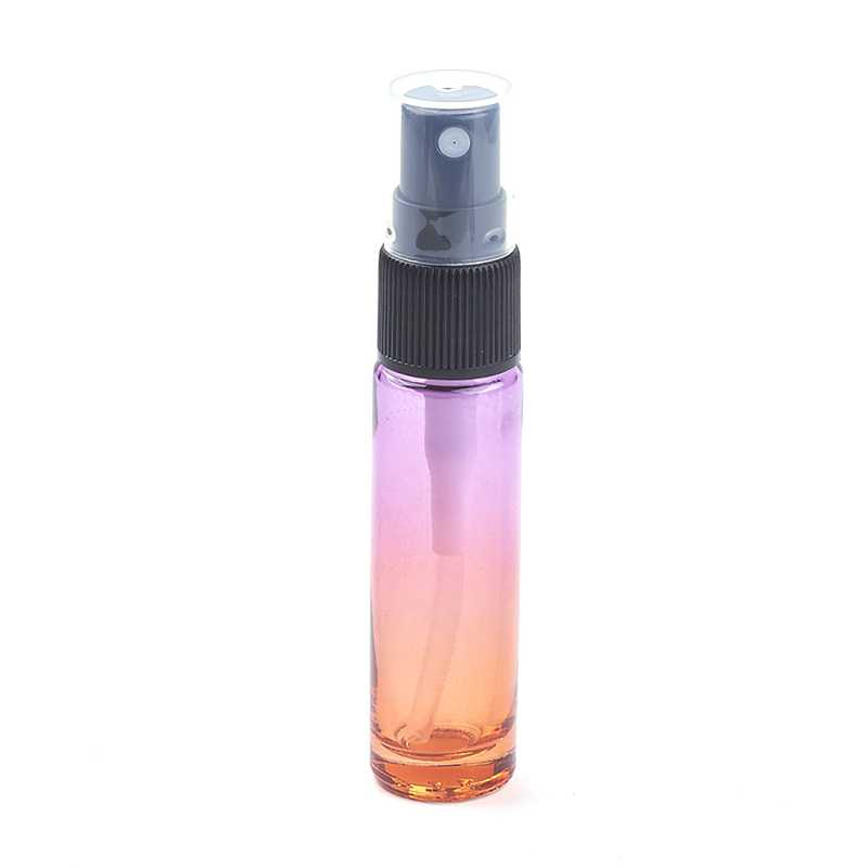 Envase de vidrio con pulverizador para perfume, rosa-naranja, 10 ml
