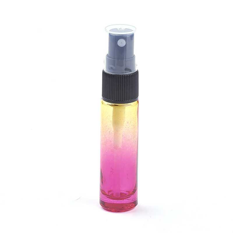 Pulverizador de perfume, vidrio, amarillo-rosa, 10 ml
