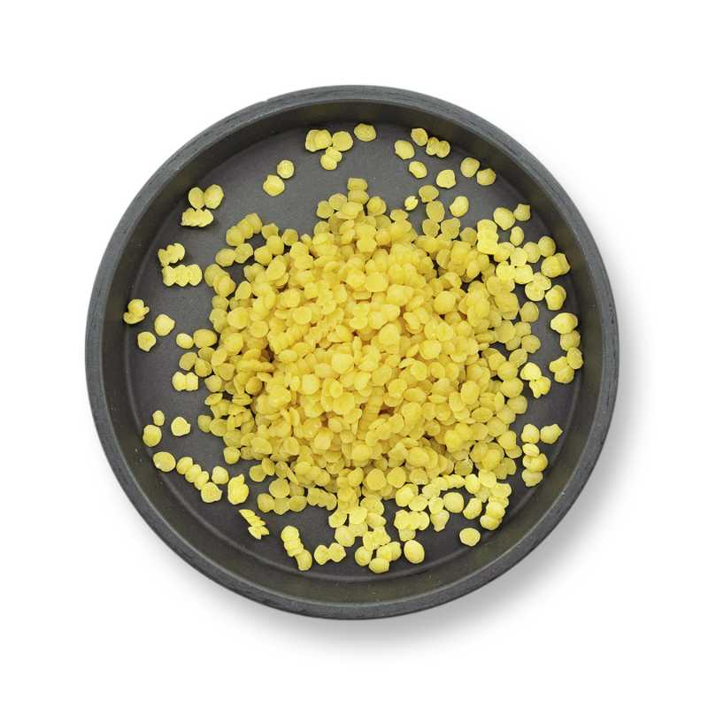 Cera de abejas, amarilla, perlas, 500 g