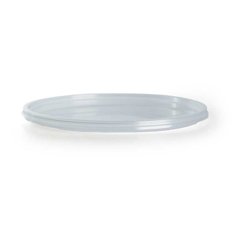 Tapa para envase de plástico, transparente, 550 ml