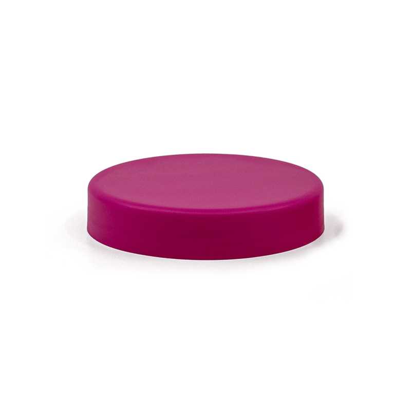 Tapa para tarro, plástico, rosa, 100 ml, 63 mm