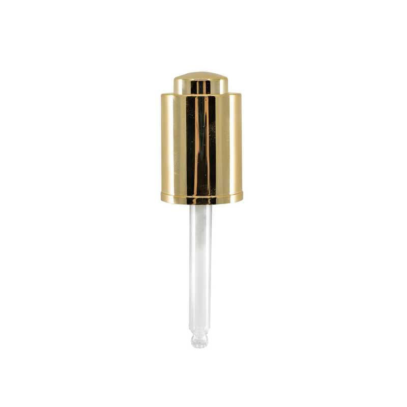 Gotero push, dorado brillante, 64 mm, 20/410