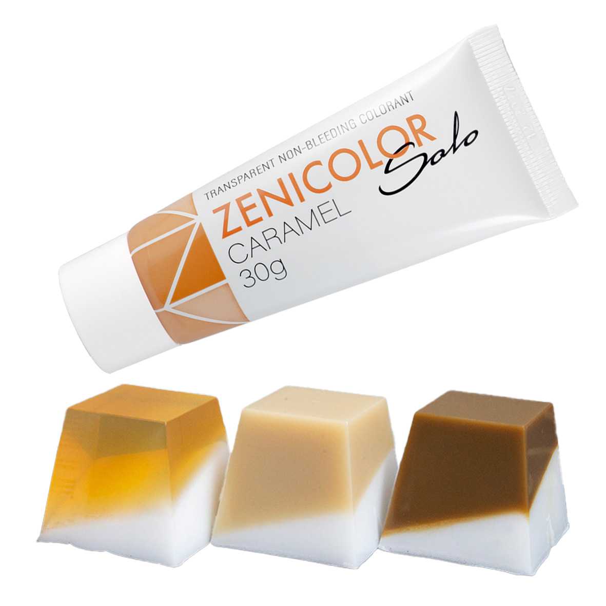 Colorante para base de jabón de glicerina, ZENICOLOR SOLO, caramelo, 30 g