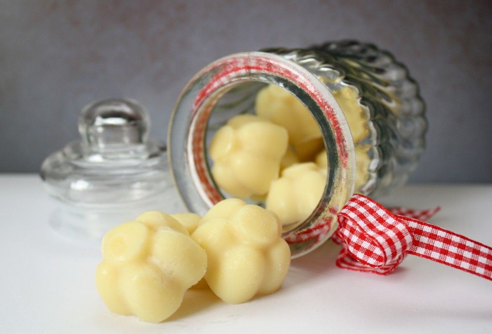 Receta de pralinés para el baño